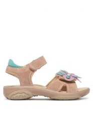 Primigi Sandały 1383677 M Różowy. Czerwone sandały dziewczęce Primigi, ze skóry, bez zapięcia. Za 249.99 zł.