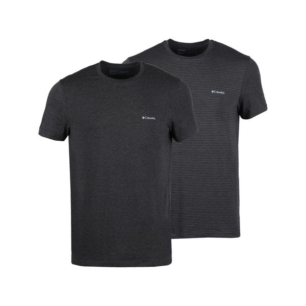 T-shirt męski Columbia 2Pp Performance Cotton Stretch z krótkim rękawem. Niebieskie t-shirty męskie Columbia, m, bez wzorów, bez kołnierzyka. W wyprzedaży za 176.00 zł.