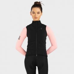 Termiczna kamizelka kolarska damska SIROKO SRX Ultra Warm-W. Czarne kurtki damskie SIROKO, xl, bez wzorów, bez kaptura. Za 678.00 zł.