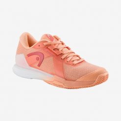 Damskie buty do padla Head Sprint PRo 4.0 Clay. Brązowe obuwie sportowe damskie Head, bez wzorów, do biegania. W wyprzedaży za 612.00 zł.
