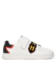 Geox Sneakersy J Eclyper J56LSB 000BC C0404 S Biały. Białe buty sportowe chłopięce Geox, bez wzorów, ze skóry, bez zapięcia. Za 159.99 zł.