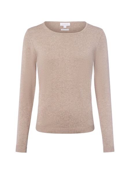 Brookshire Sweter z dzianiny DAmen Kobiety drobna dzianina beżowy|brązowy marmurkowy, M. Brązowe swetry damskie brookshire, na jesień, m, bez wzorów, z bawełny, bez kołnierzyka, bez ramiączek, bez kaptura. Za 199.95 zł.