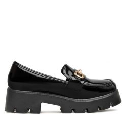 Loafersy DeeZee. Czarne mokasyny damskie DeeZee. Za 139.99 zł.
