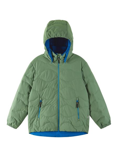 Reima Kurtka puchowa Fossila 5100058B Zielony Regular Fit. Zielone kurtki i płaszcze dla chłopców Reima, bez wzorów, z puchu, bez kaptura. Za 319.99 zł.