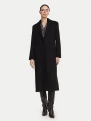 Marella Płaszcz wełniany Pavido 2623016031 Czarny Loose Fit. Czarne płaszcze damskie Marella, na zimę, bez wzorów, z wełny, bez kaptura. Za 3,109.00 zł.