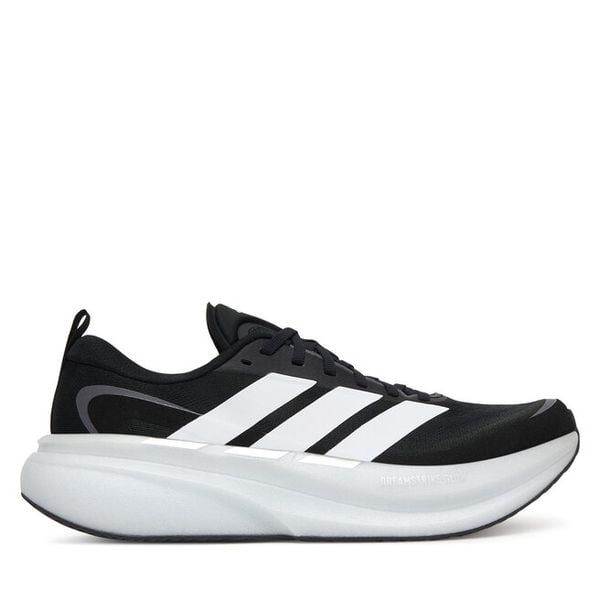 Buty do biegania adidas. Czarne buty sportowe męskie Adidas, bez zapięcia, do biegania. Za 486.99 zł.