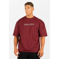 Callaway Duże rozmiary Koszulka - Burgundy. Czerwone koszulki sportowe męskie GORILLA WEAR, bez wzorów, bez kołnierzyka, bez ramiączek, na fitness i siłownię. Za 191.00 zł.