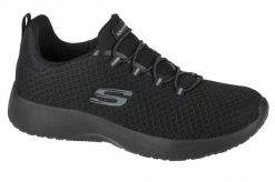 Buty do chodzenia damskie Skechers Dynamight. Czarne obuwie sportowe damskie Skechers, bez wzorów, z materiału, do biegania. Za 349.00 zł.