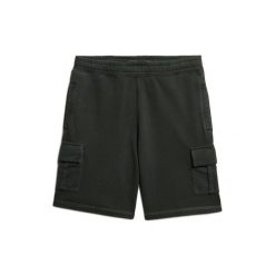 Spodenki cargo Superdry. Czarne szorty męskie Superdry., na lato, m, bez wzorów. Za 278.45 zł.