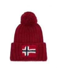 Napapijri Czapka Semiury 5 NP0A4GKB Czerwony ciemny. Czerwone rękawiczki męskie Napapijri, na zimę, bez wzorów. Za 219.99 zł.