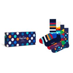 Skarpetki Happy Socks Multi-color Kolorowe Giftbox 4-pack. Skarpety damskie Happy Socks, bez wzorów. W wyprzedaży za 156.55 zł.