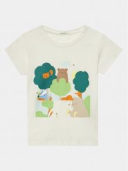 United Colors Of Benetton T-Shirt 3I1XA104G Écru Regular Fit. T-shirty dla chłopców United Colors Of Benetton, bez wzorów, z bawełny, bez ramiączek. Za 29.99 zł.