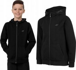 BLUZA CHŁOPIĘCA 4F ROZPINANA Z KAPTUREM R.122. Bluzy dla chłopców 4f, bez wzorów, bez ramiączek, z kapturem. Za 79.00 zł.