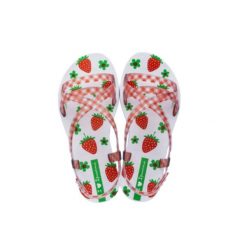 Sandały turystyczne dla dzieci Ipanema Sandal. Białe sandały dziewczęce Ipanema, z materiału, bez zapięcia. Za 72.00 zł.
