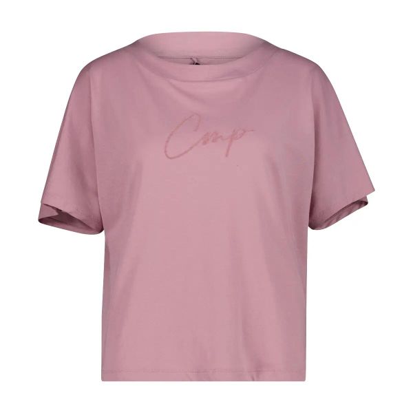 T-shirt damski CMP Organic. Fioletowe t-shirty damskie CMP, xs, bez wzorów, z bawełny, wizytowe, bez kołnierzyka. Za 154.00 zł.