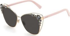 Jimmy Choo Damskie okulary przeciwsłoneczne JIMMY CHOO WOMEN KYLAS25THDDBI (Szkło/Zausznik/Mostek) 61/13/140 mm) NoSize. Okulary przeciwsłoneczne damskie Jimmy Choo. Za 524.83 zł.