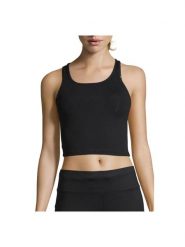 Koszulka Damska Casall Crop Rib Racerback Oddychająca Elastyczna. Czarne koszulki sportowe damskie Casall, bez wzorów, z elastanu, bez kołnierzyka, bez ramiączek, na fitness i siłownię. Za 149.00 zł.