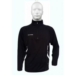 Bluza sportowa do biegania męska Joma W8H18.90. Czarne bluzy męskie Joma, m, bez wzorów, z materiału, bez kaptura, do biegania. Za 89.99 zł.