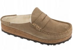 Birkenstock Naples Shearling 1028084 Brązowe 46. Brązowe klapki męskie Birkenstock. Za 624.34 zł.