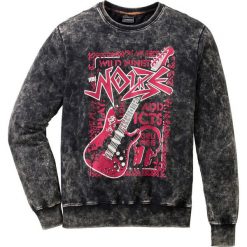 Bluza dresowa Slim Fit bonprix czarny. Bluzy męskie marki bonprix. Za 49.99 zł.