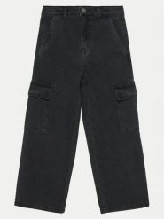 NAME IT Jeansy 13220709 Czarny Wide Leg. Czarne jeansy dla dziewczynek Name it, z bawełny. Za 129.99 zł.