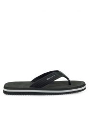 Gant Japonki 30639850 Czarny. Czarne klapki męskie GANT, z materiału. Za 149.99 zł.