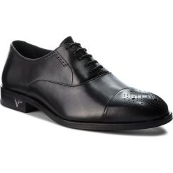 Półbuty VERSACE COLLECTION - V900708 VM00053 V000N Nero. Czarne eleganckie półbuty marki Versace Collection, ze skóry. W wyprzedaży za 1,539.00 zł.