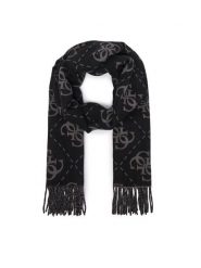 Guess Szalik AM9666 POL03 Czarny. Czarne szaliki i chusty damskie Guess, z aplikacjami, z poliesteru. Za 234.99 zł.