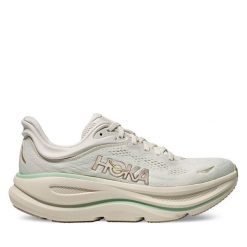 Buty do biegania Hoka. Brązowe obuwie sportowe damskie HOKA, bez wzorów, do biegania. Za 799.99 zł.