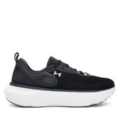 Buty do biegania Under Armour. Czarne buty sportowe męskie Under Armour, bez zapięcia, do biegania. Za 489.99 zł.