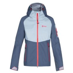 Damska kurtka 3-warstwowa Kilpi LEXAY-W. Niebieskie kurtki sportowe damskie Kilpi, xs, bez wzorów, bez kaptura, trekkingowe. Za 628.61 zł.
