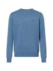 Fynch-Hatton sweter z dzianiny Mężczyźni Bawełna niebieski, XL. Niebieskie swetry przez głowę męskie Fynch-Hatton, m, bez wzorów, z bawełny, bez kołnierzyka. Za 279.95 zł.
