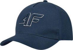 4f Czapka z daszkiem dla chłopca 4F M248 denim 4FJWSS24ACABM248 32S. Czapki dla dzieci 4f, bez wzorów, z denimu. Za 65.02 zł.