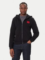 Hugo Bluza Daple212 50447972 Czarny Regular Fit. Czarne bluzy męskie Hugo, m, bez wzorów, z bawełny, bez kaptura. Za 499.99 zł.