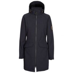 Dlx Maria - Damska kurtka Dlx Softshell Jkt Black Marl. Czarne kurtki damskie DLX, xs, bez wzorów, z materiału, z kapturem. Za 474.35 zł.