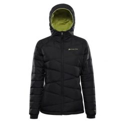 Damska kurtka puchowa Alpine Pro Rogita 2. Zielone kurtki damskie Alpine Pro, xs, bez wzorów, z materiału, bez kaptura. Za 1,020.65 zł.