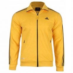 Bluza męska sportowa Adidas SUNSHINE. Żółte bluzy sportowe męskie Adidas, m, bez wzorów, bez kaptura. W wyprzedaży za 99.00 zł.