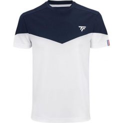 Koszulka tenisowa męska z krótkim rękawem Tecnifibre PERF TEE. Białe koszulki sportowe męskie TECNIFIBRE, m, bez wzorów, bez kołnierzyka, bez ramiączek, tenisowe. Za 99.99 zł.