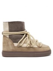 Inuikii Śniegowce Patchwork 65202-076 Beżowy. Brązowe buty zimowe dziewczęce Inuikii, ze skóry, bez zapięcia. Za 1,049.00 zł.