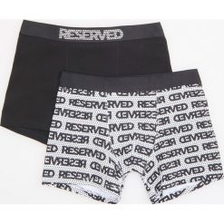 2 pack bokserek - Czarny. Czarne bokserki męskie Reserved. W wyprzedaży za 39.99 zł.