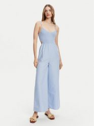 Billabong Sukienka letnia EBJWO03003 Niebieski Regular Fit. Niebieskie sukienki damskie Billabong, na lato, s, bez wzorów, z bawełny, bez kołnierzyka, bez ramiączek. W wyprzedaży za 199.99 zł.