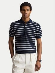 Polo Ralph Lauren Polo 710B17976001 Granatowy Regular Fit. Niebieskie koszulki polo męskie Polo Ralph Lauren, m, bez wzorów, z bawełny, bez ramiączek. Za 949.99 zł.