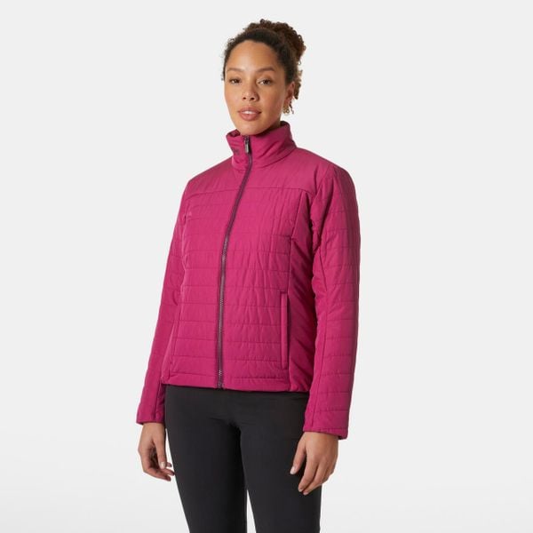 Damska kurtka ocieplana Helly Hansen Crew 2.0. Czerwone kurtki damskie Helly Hansen, bez wzorów, z puchu, bez kaptura. W wyprzedaży za 528.55 zł.