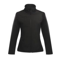 Kurtka Damska Octagon II Soft Shell. Czarne kurtki sportowe damskie Regatta, l, bez wzorów, bez kaptura, trekkingowe. Za 177.99 zł.