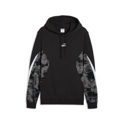 Męska bluza z kapturem Camo PUMA. Brązowe bluzy męskie Puma, l, bez wzorów, z bawełny, z kapturem. Za 239.00 zł.