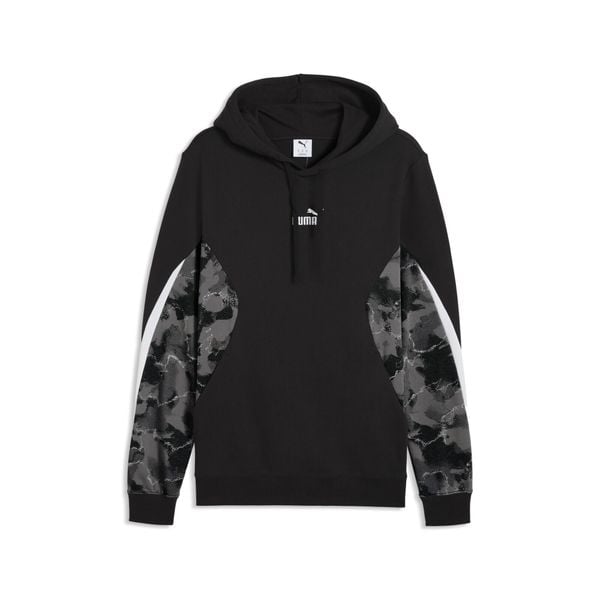 Męska bluza z kapturem Camo PUMA. Brązowe bluzy męskie Puma, l, bez wzorów, z bawełny, z kapturem. Za 239.00 zł.