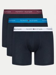 Tommy Hilfiger Komplet 3 par bokserek UM0UM02765 Czarny. Czarne bokserki męskie Tommy Hilfiger, l, bez wzorów, z bawełny. Za 149.99 zł.