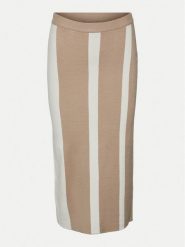 Vero Moda Spódnica ołówkowa Gold New Art 10311360 Beżowy Slim Fit. Brązowe spódnice damskie Vero Moda, l, bez wzorów, z syntetyku, ołówkowe. Za 79.99 zł.