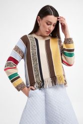 Sweter damski Teulada WEEKEND MAX MARA. Swetry damskie Weekend Max Mara, xs, bez wzorów, bez kołnierzyka, bez ramiączek, bez kaptura. W wyprzedaży za 693.84 zł.