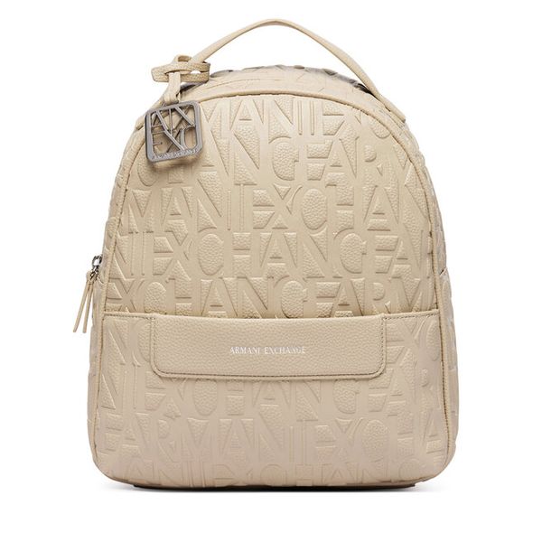 Plecak Armani Exchange. Brązowe plecaki damskie Armani Exchange, bez wzorów. Za 729.99 zł.